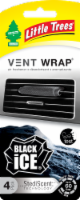 Littlel Trees Black Ice Scent Car Air Freshener Vent Wrap - Black Perspective: Main