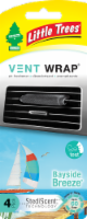 Littlel Trees Bayside Breeze Car Air Freshener Vent Wrap - 4 Pack - Black Perspective: Main