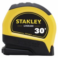 Stanley  LeverLock  30 ft. L x 1 in. W Tape Measure  1 pk - Case Of: 1; Each Pack Qty: 1;