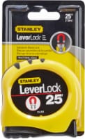 Stanley® LeverLock Tape Measure with Magnetic Tip - Yellow/Black