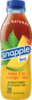 Snapple All Natural Takes 2 to Mango Tea Drink Perspective: Main