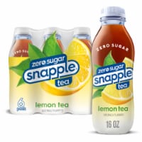 Snapple All Natural Diet Peach Tea, 6 bottles / 16 fl oz - Ralphs