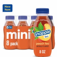Snapple Peach Iced Tea Multipack Mini Bottles Perspective: Main