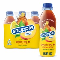 Snapple Peach Iced Tea & Lemonade Bottles Perspective: Main