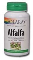 Solaray Alfalfa Dietary Supplement Vegetarian Capsules 430mg