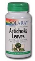 Solaray Artichoke Leaves Capsules 405mg Perspective: front
