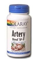 Solaray Artery Blend™ SP-9 Capsules Perspective: front