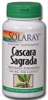Solaray Cascara Sagrada Capsules 450mg Perspective: front