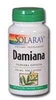 Solaray Damiana Leaves Capsules 370mg