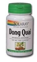 Solaray Dong Quai Capsules 550mg Perspective: front