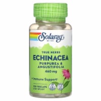 Solaray True Herbs Echinacea Purpurea & Angustifolia 460 mg - 100 VegCaps Perspective: Main