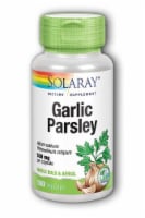 Solaray Garlic Parsley Dietary Supplement Vegetarian Capsules 530mg