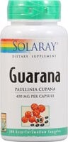 Solaray Guarana Capsules 400mg Perspective: front