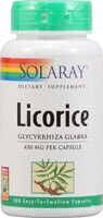 Solaray Licorice Root Capsules Perspective: front