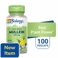 Solaray Mullein Leaves Vegetarian Capsules 330mg