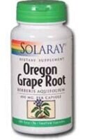 Solaray Oregon Grape Root Capsules 400mg Perspective: front