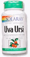 Solaray Uva Ursi Vegetarian Capsules 460mg Perspective: front