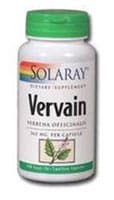 Solaray Blue Vervain Capsules 360mg Perspective: front