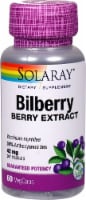 Solaray Bilberry Berry Extract Vegetarian Capsules 42mg