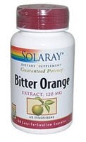 Solaray Bitter Orange Extract Capsules 120 mg Perspective: front