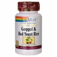 Solaray Guggul Red Yeast Rice 60 Veg Caps