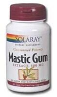 Solaray Mastic Gum Extract Capsules 500 mg Perspective: front