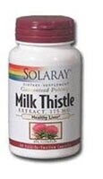 Solaray Milk Thistle Extract Capsules 175mg Perspective: front