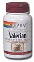 Solaray Valerian Root Extract Veg Caps 50 mg Perspective: front