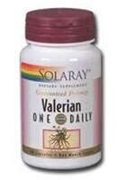 Solaray Valerian Extract One Daily Capsules 300 mg Perspective: front