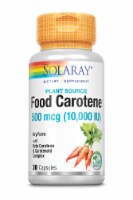 Solaray® Plant Source Food Carotene Dietary Supplement Perspective: Main