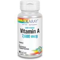 Solaray Dry Form Vitamin A 7,600 mcg 60 Veg Caps