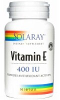 Solaray Vitamin E Dietary Supplement Softgels 400IU