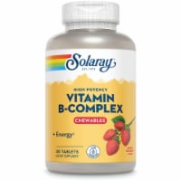 Solaray High Potency Vitamin B-Complex Chewables - Strawberry 50 Tabs