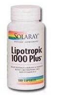Solaray  Lipotropic 1000 Plus™ Perspective: front