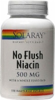 Solaray No Flush Niacin Vegetarian Capsules 500mg