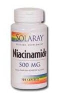 Solaray Niacinamide Capsules 500 mg
