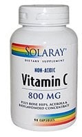Solaray Vitamin C Perspective: front