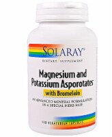 Solaray  Magnesium and Potassium Asporotates™ with Bromelain