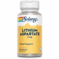 Solaray Lithium Aspartate 5 mg 100 Veg Caps