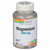 Solaray Magnesium Vegetarian Capsules 200 mg