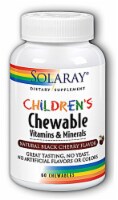 Solaray Children's Natural Black Cherry Vitamin and Mineral Chewables 60 Count