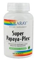 Solaray  Super Papaya-Plex™   Fresh Mint Perspective: front