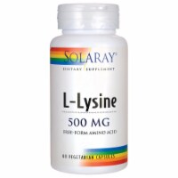 Solaray L-Lysine 500 mg 60 Veg Caps Perspective: Main