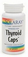 Solaray  Thyroid Caps™ Perspective: front