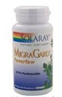 Solaray MigraGard Feverfew Capsules Perspective: front