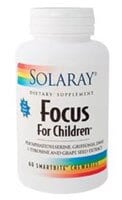 Solaray Focus for Children Grape Chewables