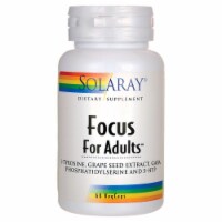 Solaray Focus for Adults 60 Veg Caps Perspective: Main