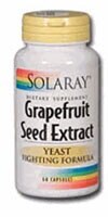 Solaray Grapefruit Seed Extract Yeast Fighting Formula Capsules Perspective: front