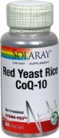 Solaray Red Yeast Rice Plus CoQ-10 Veg Caps