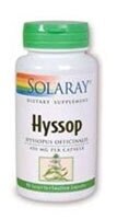 Solaray Hyssop Capsules Perspective: front